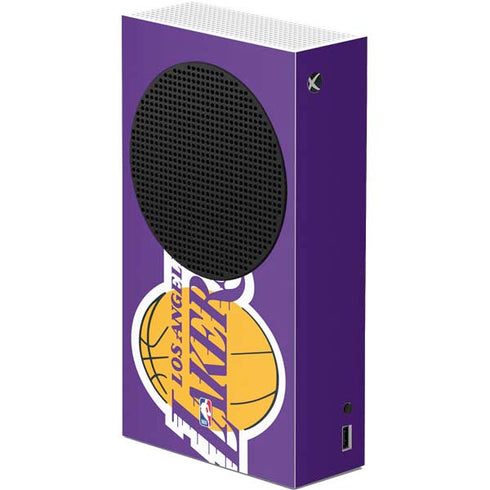 NBA Los Angeles Lakers Large Logo Xbox Series S Console Skin